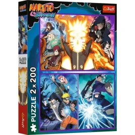 puzzle-2x200-el-naruto-ninja-z-wioski-ukrytego-liscia-trefl