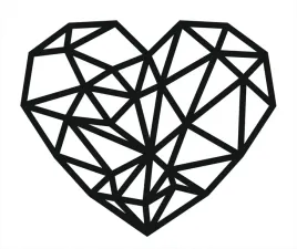 grafika-ozdobna-na-sciane-serce