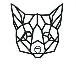 grafika-ozdobna-na-sciane-lis