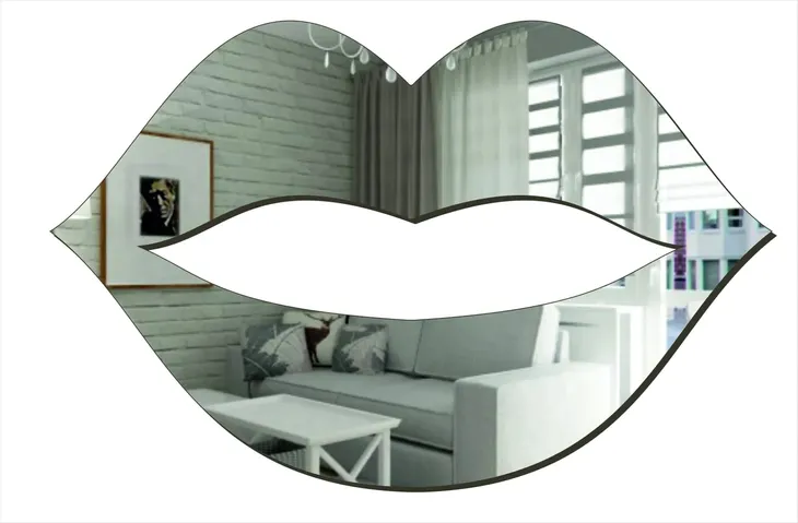 lustro-akrylowe-czerwone-usta-stan-nowy-wykonanie-gotowe