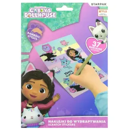 starpak-koci-domek-gabi-wydrapywanka-naklejki-do-wydrapywania
