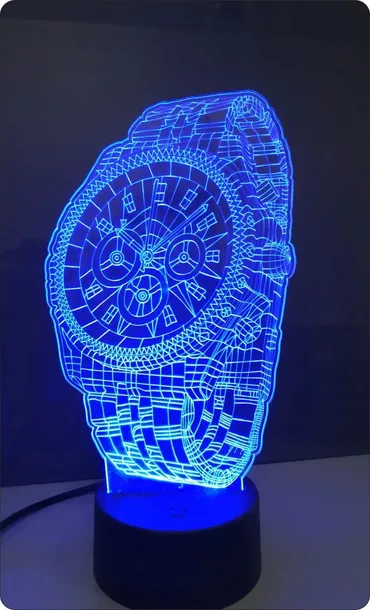 lampka-nocna-led-3d-zegar-iluzja-zasilanie-bateryjne