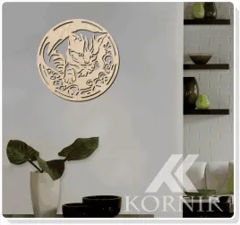 grafika-ozdobna-na-sciane-kotek