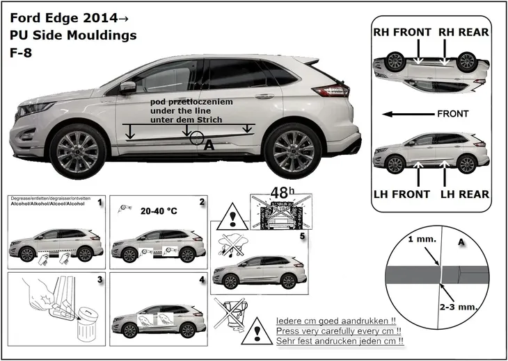 listwy-boczne-drzwi-ford-edge-2014-stan-nowy