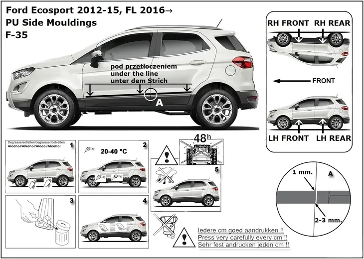 listwy-boczne-drzwi-ford-ecosport-2012-stan-nowy