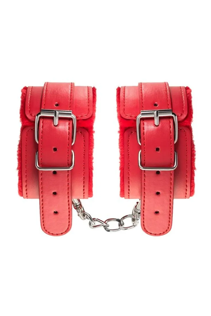 anonymo-handcuffs-pu-leather-red-27-cm