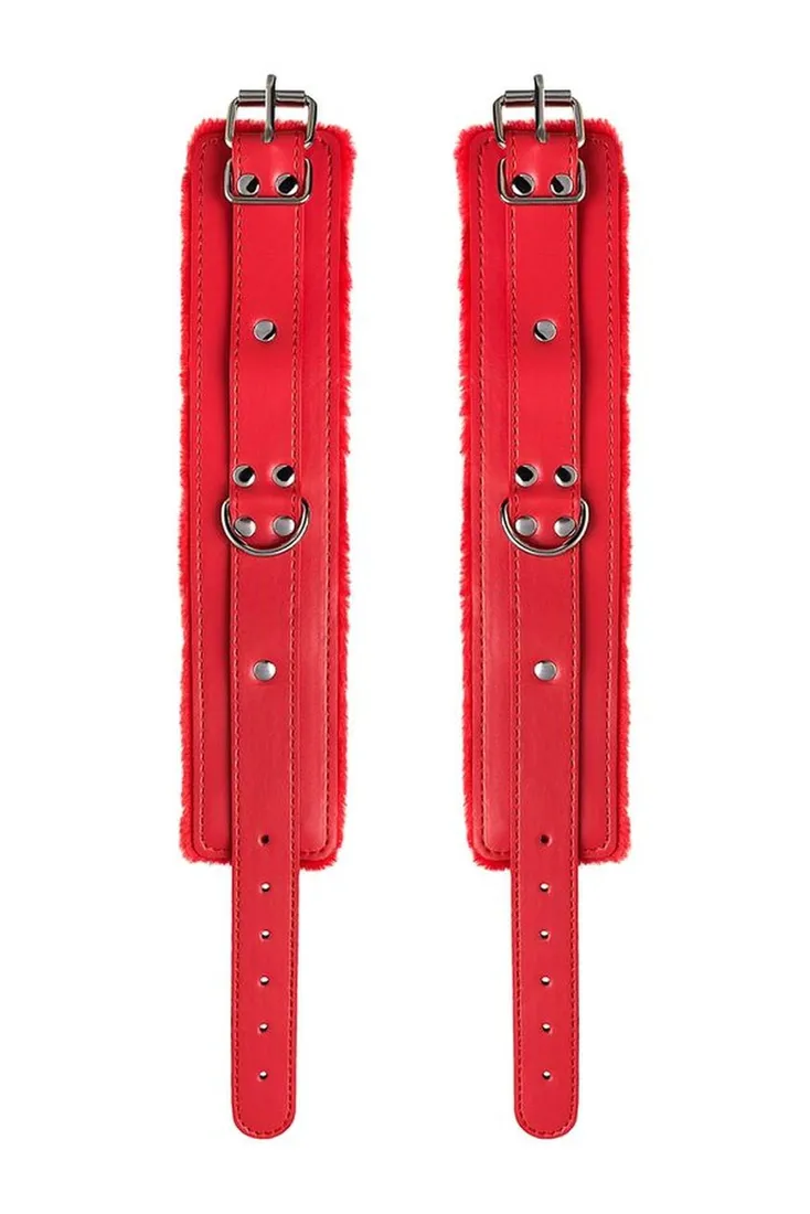 anonymo-handcuffs-pu-leather-red-27-cm