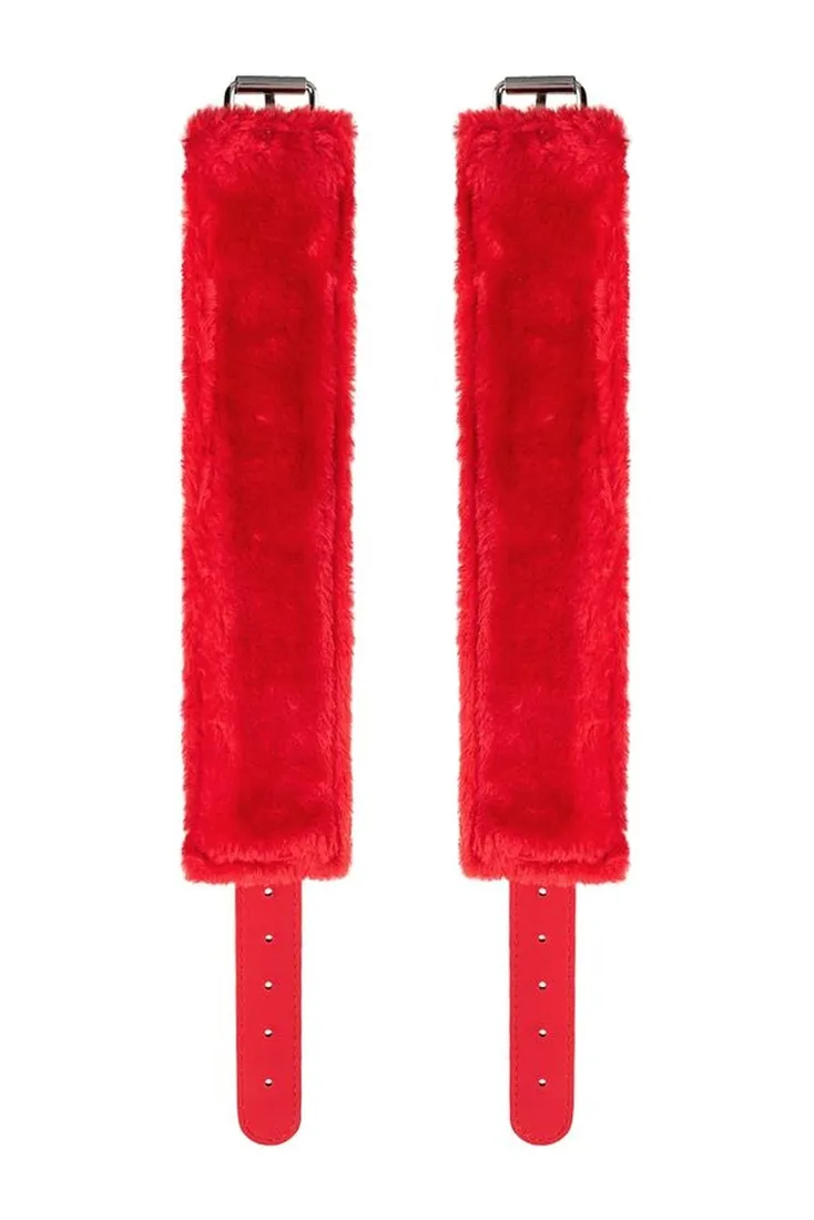 anonymo-handcuffs-pu-leather-red-27-cm-marka-inna