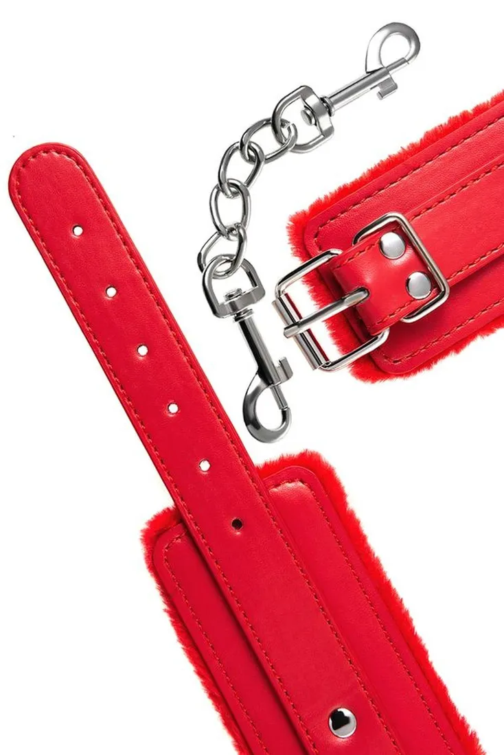 anonymo-handcuffs-pu-leather-red-27-cm-marka-inna