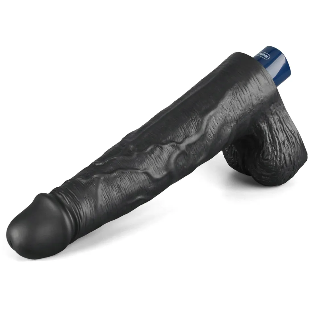 10-real-softee-rechargeable-tpe-vibrating-dildo-black-stan-nowy