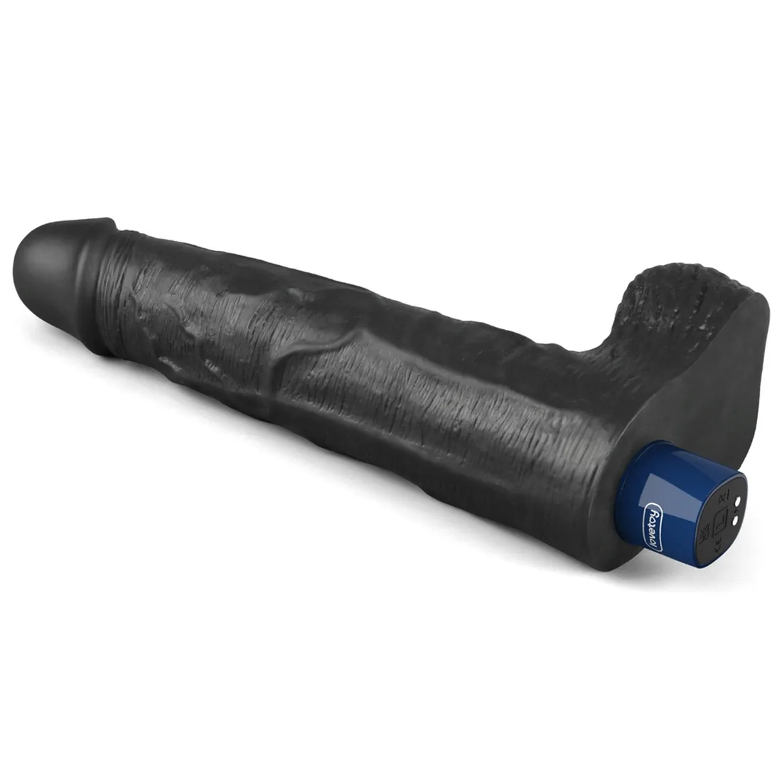 10-real-softee-rechargeable-tpe-vibrating-dildo-black