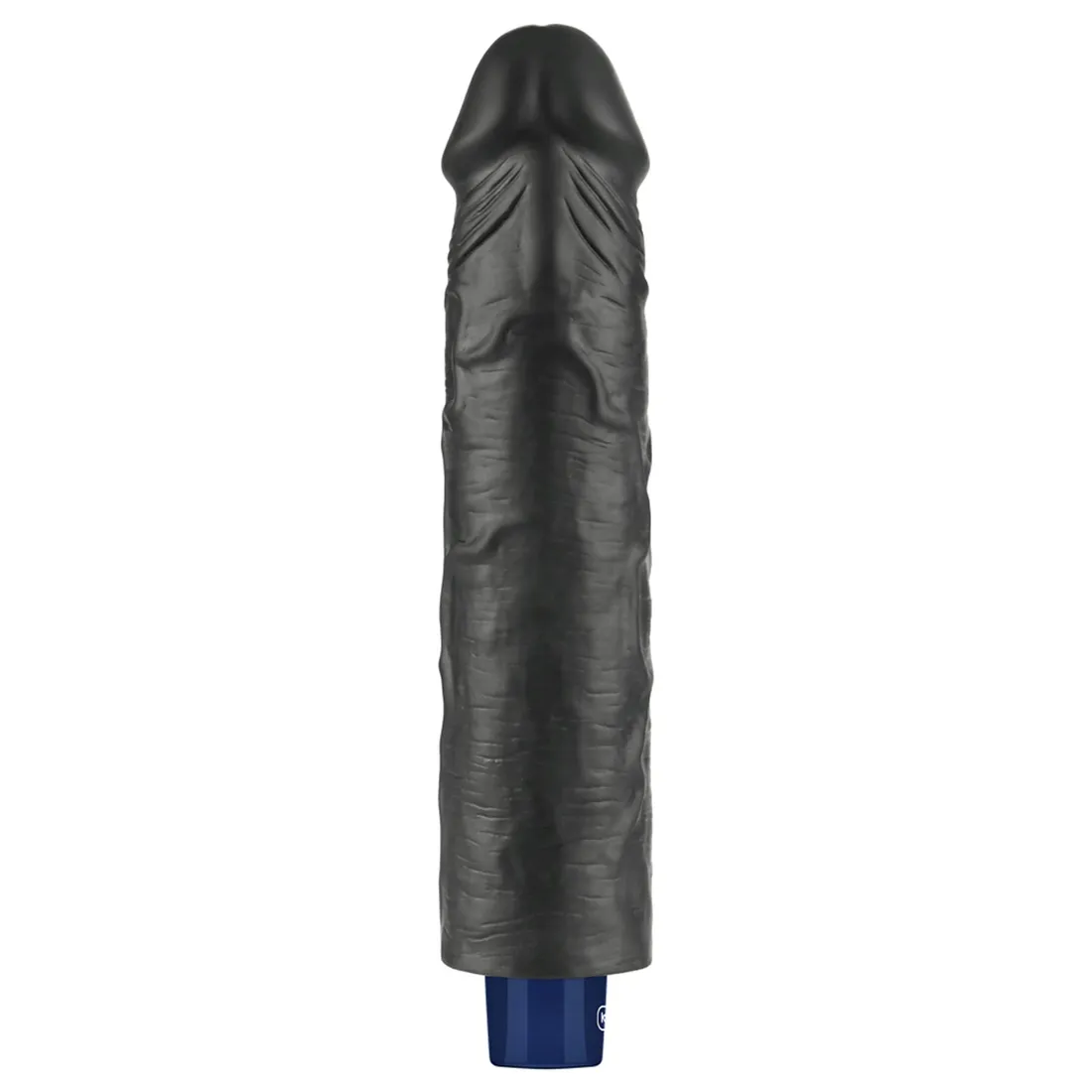9-5-real-softee-rechargeable-tpe-vibrating-dildo-black
