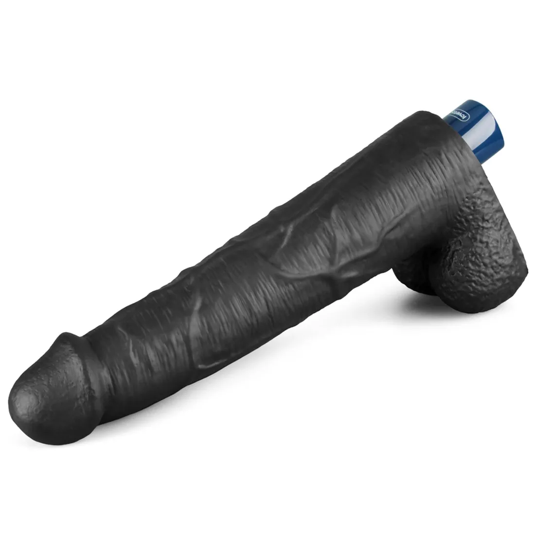 10-5-real-softee-rechargeable-tpe-vibrating-dildo-black-stan-nowy