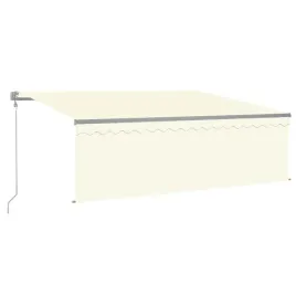 zwijana-markiza-ogrodowa-4x3m-krem-antracyt-led-uv
