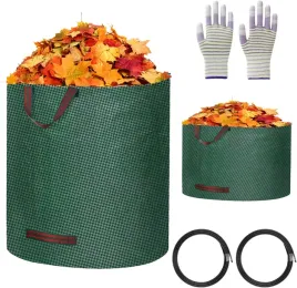 worki-na-odpady-ogrodowe-liscie-trawe-rekawiczki-zestaw-2-sztuki-120l-50l