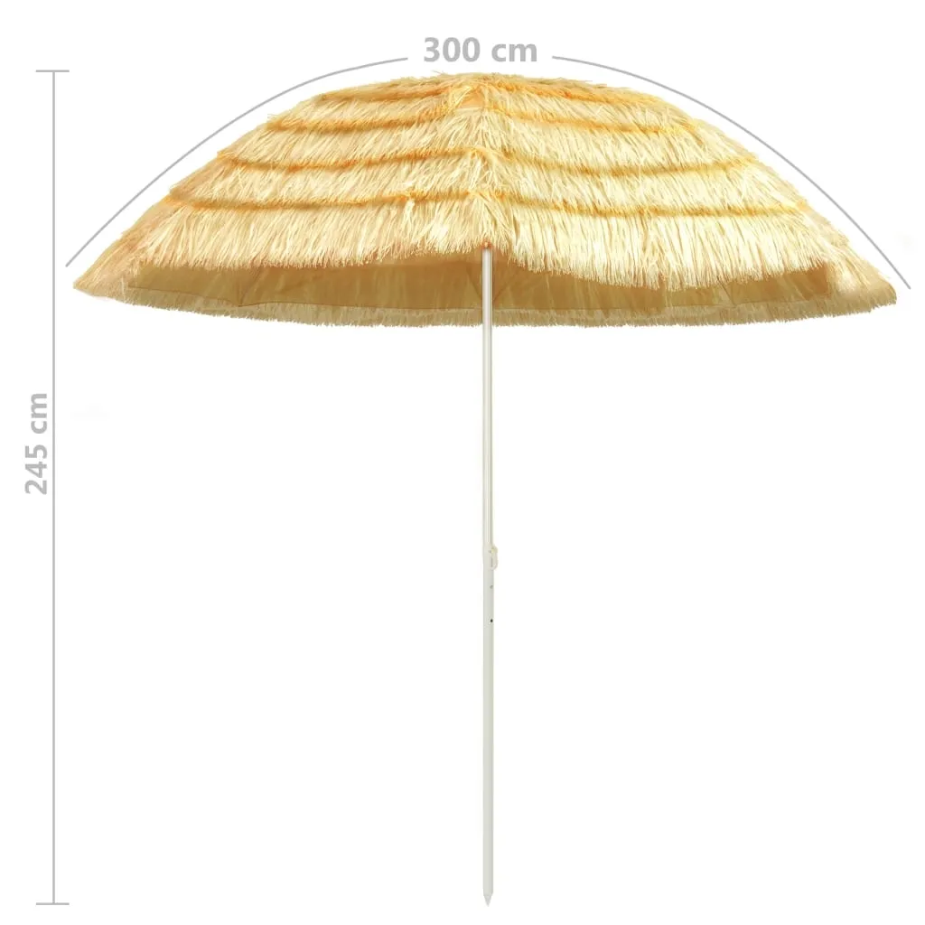 parasol-hawajski-uv-260cm-naturalny-stan-nowy