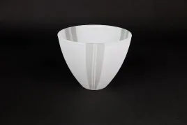 klosz-szklany-aura-kubek-d135-bialy-pasek