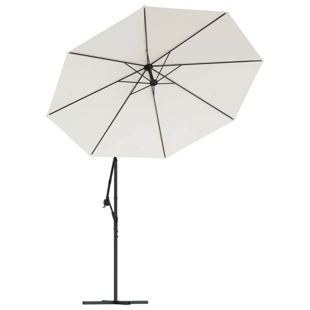 parasol-ogrodowy-led-300cm-piaskowy-stan-nowy