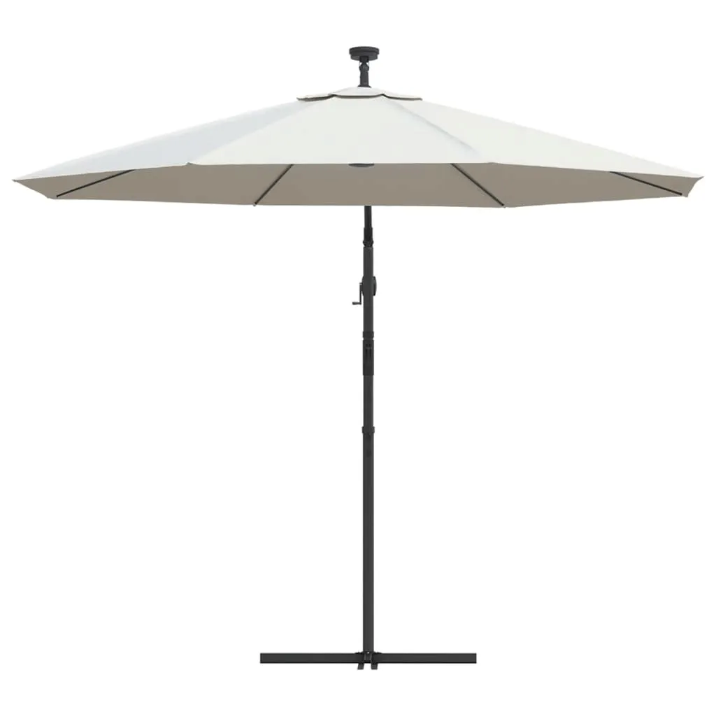 parasol-ogrodowy-led-300cm-piaskowy-stan-nowy