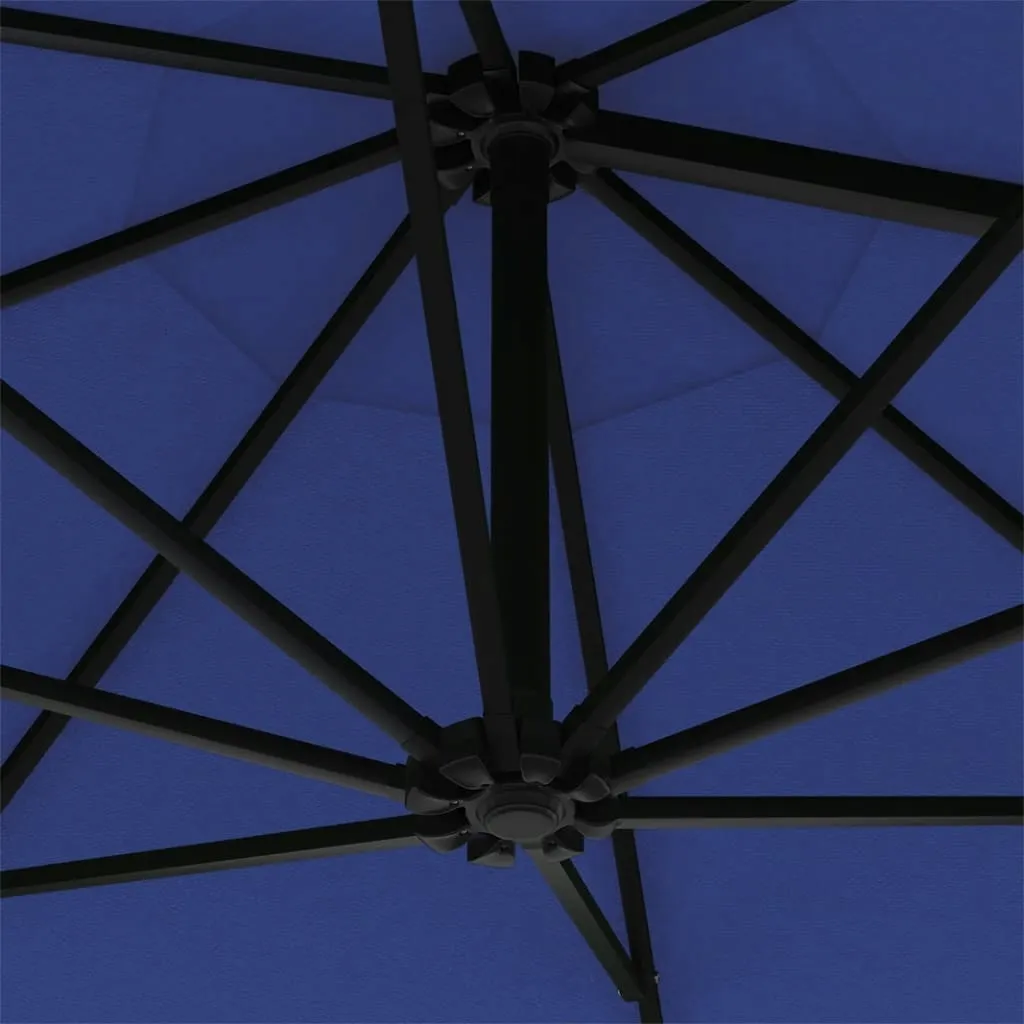 parasol-scienny-niebieski-300x131cm-metal-stan-nowy