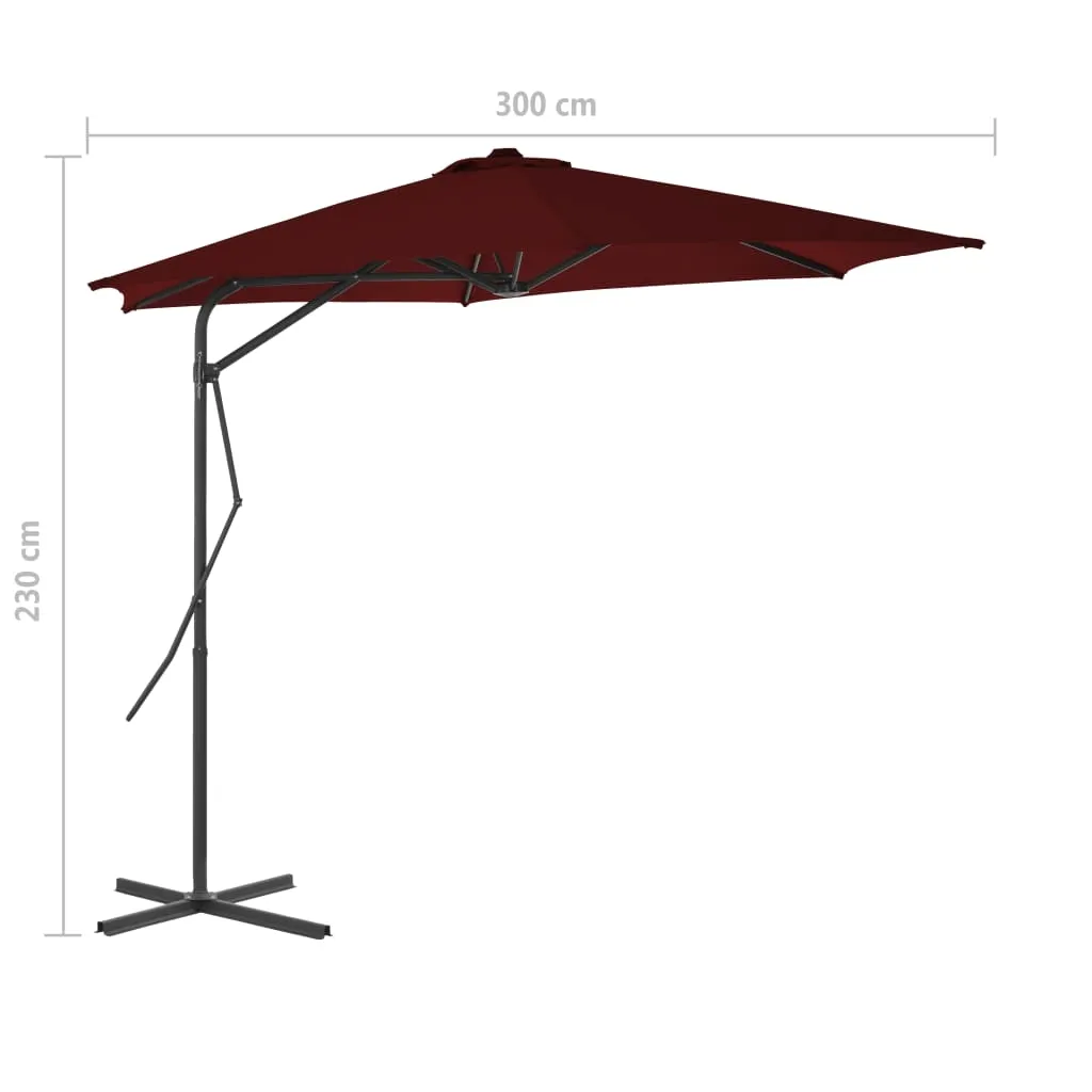 parasol-uv-300x230-cm-bordowy-stan-nowy
