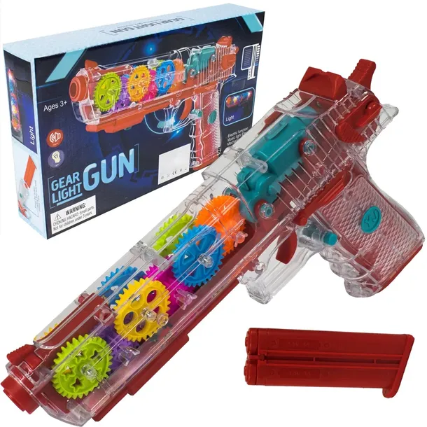 pistolet-czerwony-zebatki-stan-nowy-material-inny
