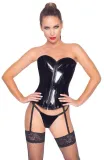 vinyl-corset-black-m-stan-nowy