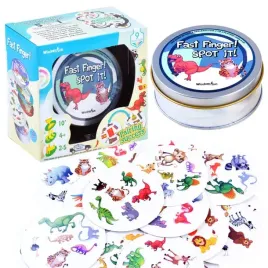 karciana-gra-fast-finger-znajdz-pare-dinozaury-okragle-karty-za3292