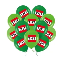 balony-piksele-tnt-zielone-27-cm-12-sztuk-400888