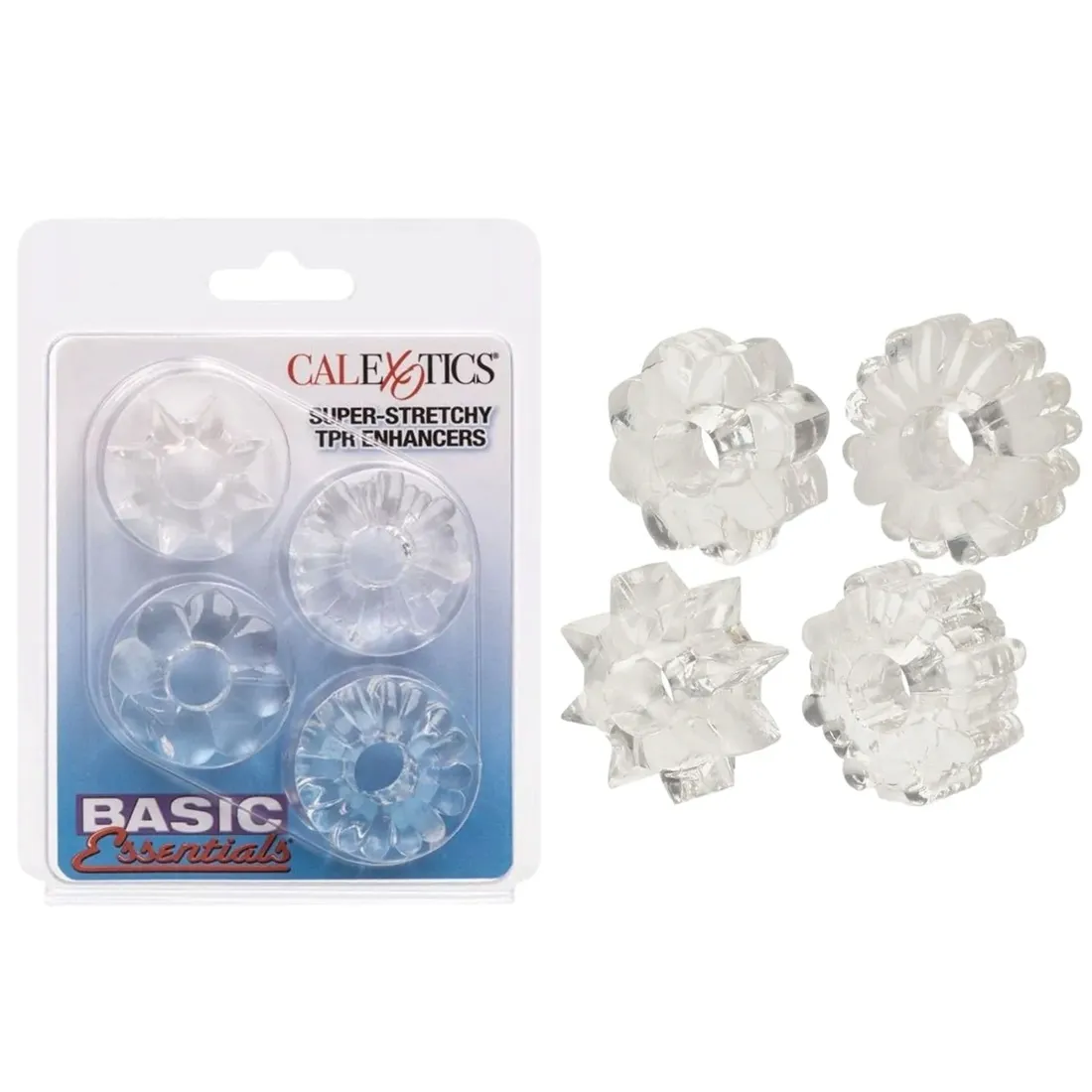 calexotics-basic-essentials-4-pack-zestaw-pierscieni-uciskowych-na-penisa-stan-nowy
