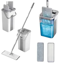 mop-obrotowy-plaski-wyciskaczem-z-wiadrem-dwukomorowy-separacja-wody