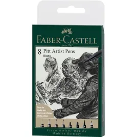 pisaki-pitt-artist-pen-black-8szt