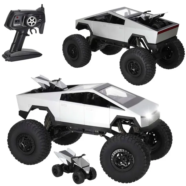 OGROMNY Samochód zdalnie sterowany AUTO RC TERENOWY 50 cm CYBER TRUCK 4X4