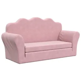 rozowa-sofa-dziecieca-2-osobowa-94x34-90x48-cm-z-pluszu-rozkladana