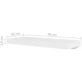polki-scienne-4-szt-biale-60-cm-stan-nowy