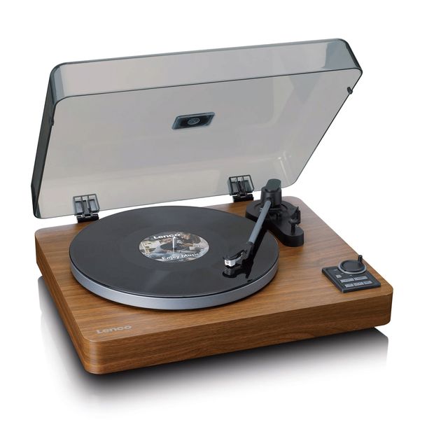 GRAMOFON AUTOMATYCZNY ODTWARZACZ PŁYT WINYLOWYCH BLUETOOTH PREAMP DREWNO