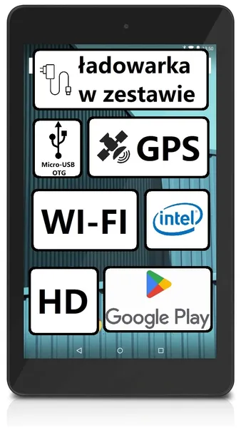 TABLET DLA DZIECKA DZIECI 7 CALI WYRAŹNY EKRAN WIFI SKLEP PLAY ANDROID GRY
