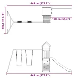 plac-zabaw-do-ogrodu-lite-drewno-sosnowe-marka-vidaxl-stan-nowy