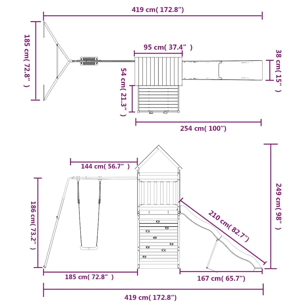 plac-zabaw-do-ogrodu-lite-drewno-sosnowe