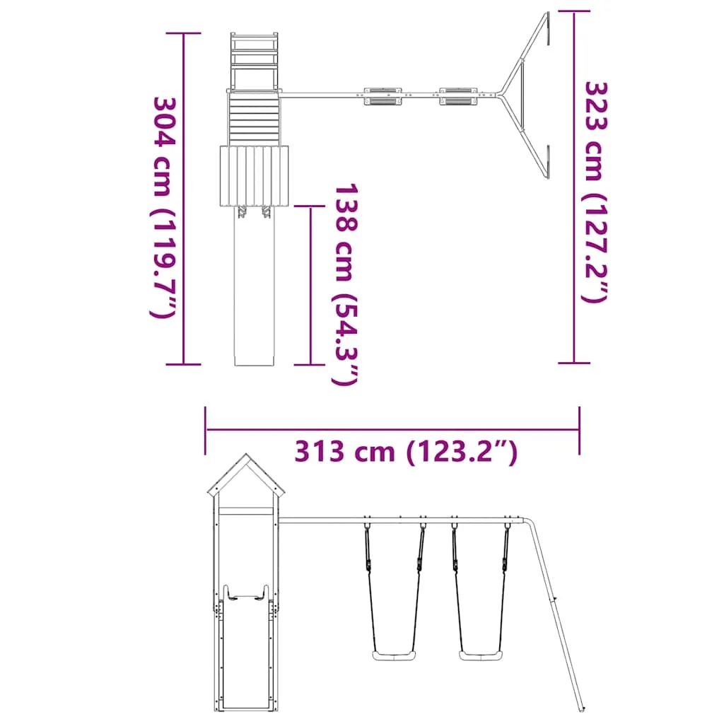 plac-zabaw-do-ogrodu-lite-drewno-sosnowe-stan-nowy