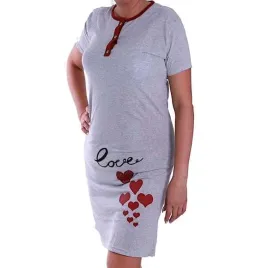 szara-siwa-koszulka-nocna-z-serce-love-xl