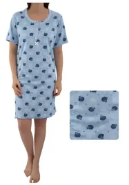 damska-koszula-nocna-niebieska-w-muszelki-bawelniana-3xl