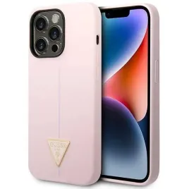 etui-iphone-14-pro-guess-hardcase-silicone-triangle-fioletowe