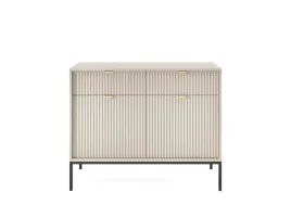 komoda-almagro-ryflowana-kaszmir-czarne-nogi