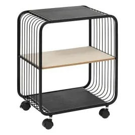 regal-na-kolkach-glamm-2-poziomowy-naturalny-czarny