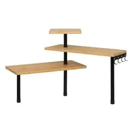 polka-3-poziomowa-narozna-bambus-stal-nierdzewna