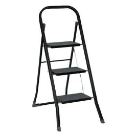 drabinka-skladana-metalowa-czarna-3-stopniowa-do-150-kg