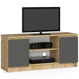 szafka-rtv-120-cm-pod-telewizor-2-drzwi-6-polek-komoda-artisan-grafit-szary