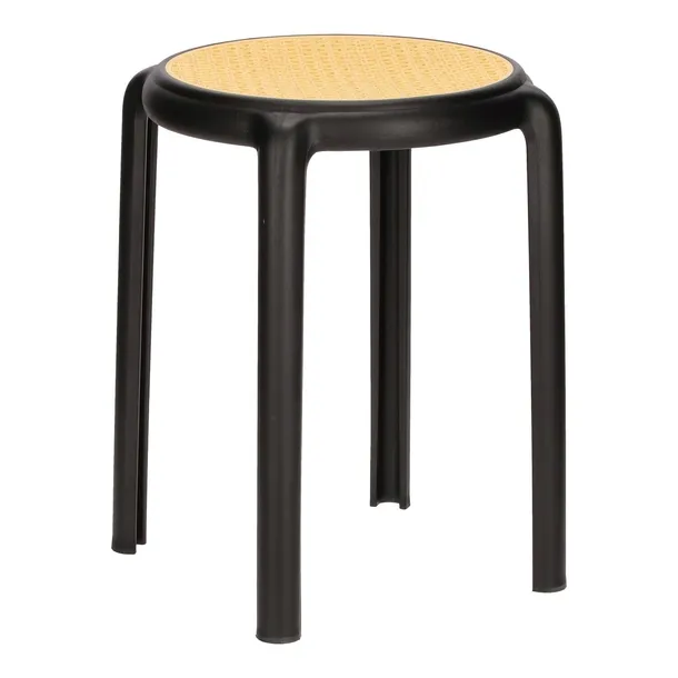 stolek-zula-bezowy-czarny-z-polipropylenu-plecionka-informacje-dodatkowe-mozliwosc-sztaplowania