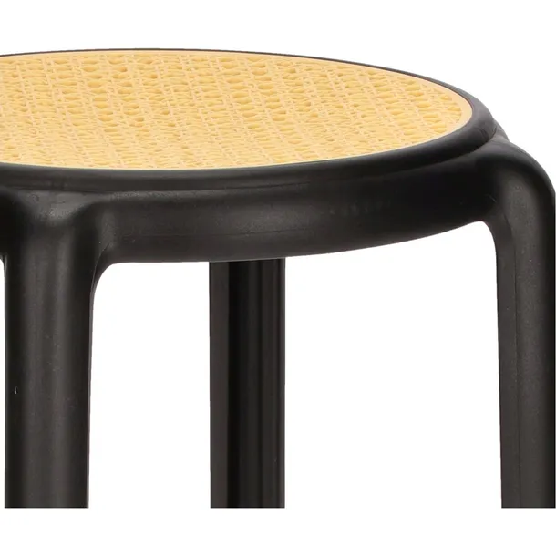 stolek-zula-bezowy-czarny-z-polipropylenu-plecionka-stan-nowy-glebokosc-mebla-33-cm